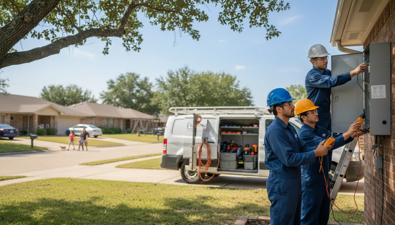 Certified electrician providing emergency electrical services in Little Rock, MS